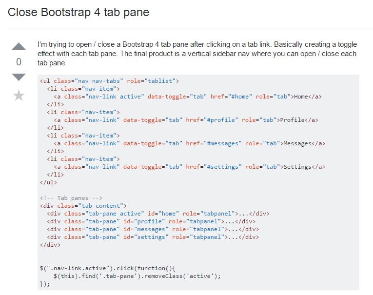  The ways to close Bootstrap 4 tab pane