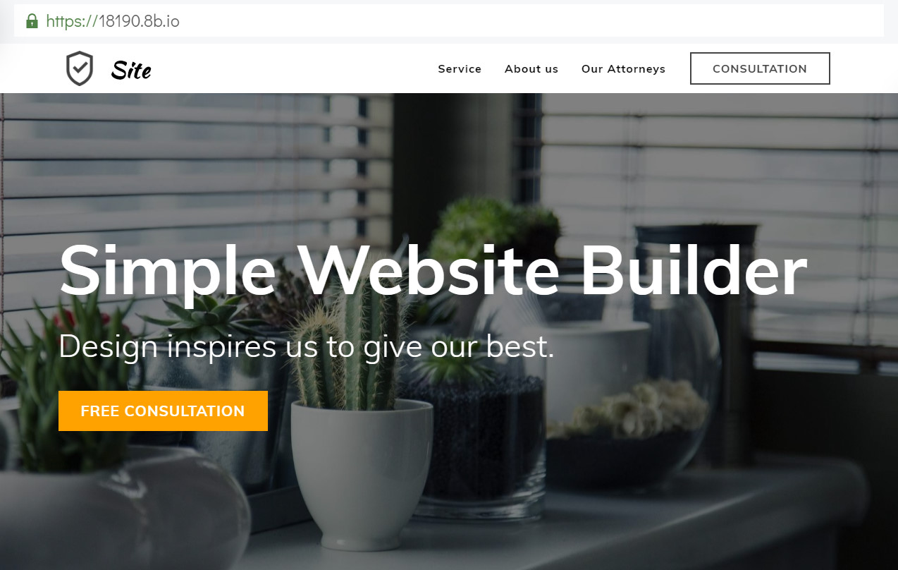 Simple Website Builder